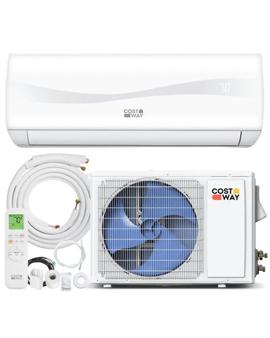 Blast Series 12000 BTU 17 SEER2 208-230V Mini Split Air Conditioner with Heat Pump - White - 12000 BTU Mini Split