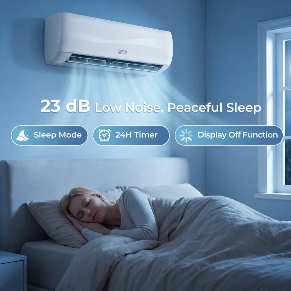 Blast Series 12000 BTU 20 SEER2 115 V Mini Split Air Conditioner with Heat Pump - White - 12000 BTU Mini Split
