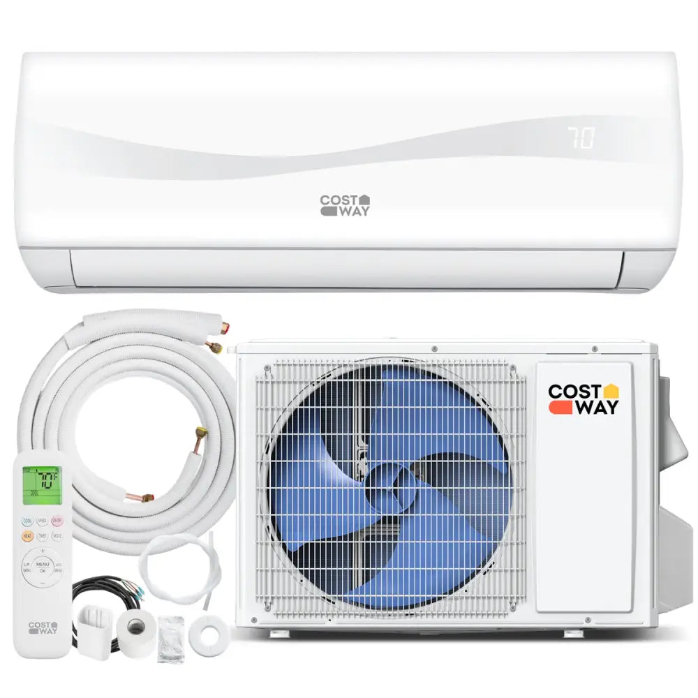 Blast Series 12000 BTU 20 SEER2 115 V Mini Split Air Conditioner with Heat Pump - White - 12000 BTU Mini Split