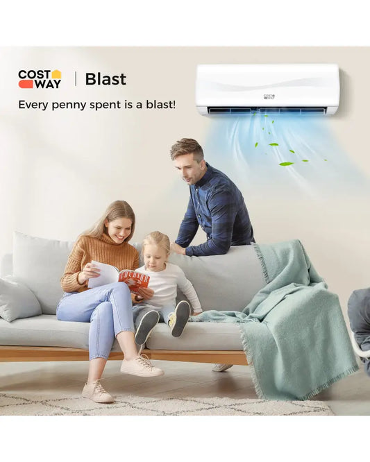 Blast Series 12000 BTU 20 SEER2 115V Ductless Mini Split Air Conditioner - White - 12000 BTU Mini Split
