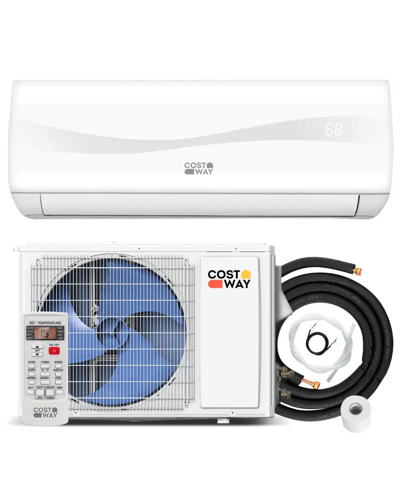 Blast Series 24000 BTU 18.5 SEER2 208-230V Ductless Mini Split Air Conditioner and Heater - White - 24000 BTU Mini Split