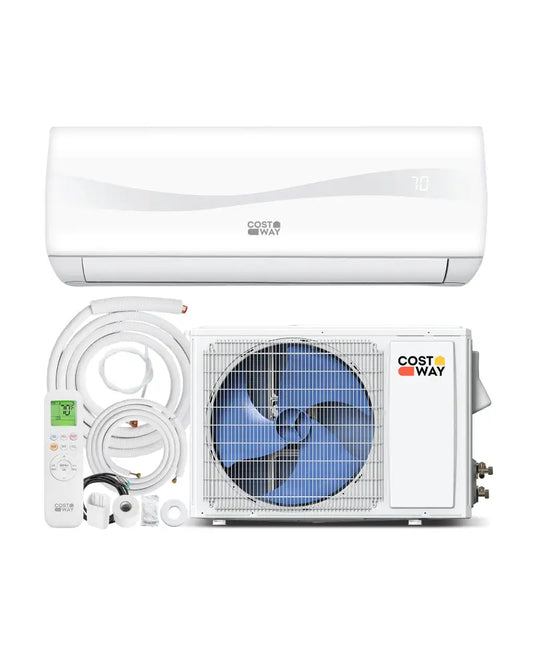 Blast Series 9100 BTU 20.5 SEER2 115V Mini Split Air Conditioner with Heat Pump - White - 9000 BTU Mini Split