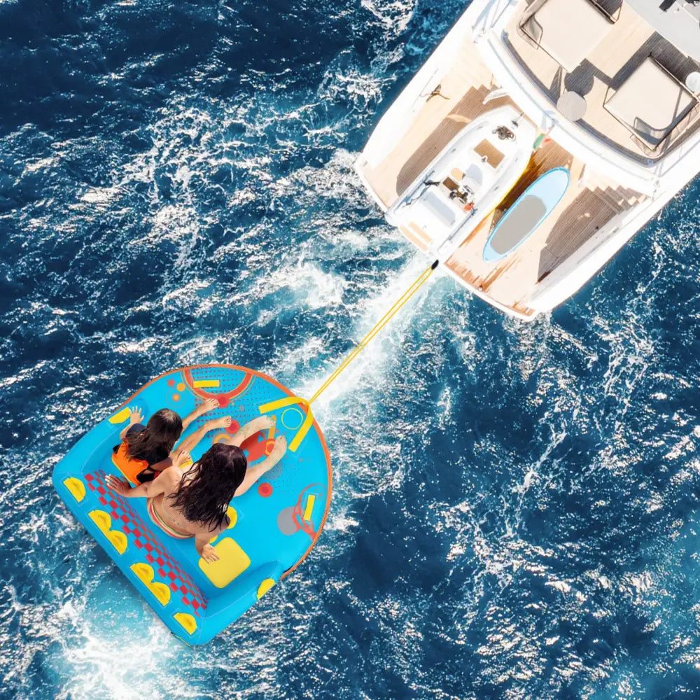Boating 3 Riders Towable Tube Water Sport Towables Sofa Pull Tube with Nylon Cover - Water Sports