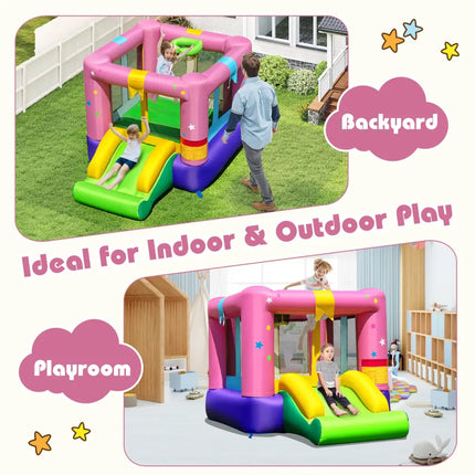 Bouncy Castle with Jumping Area and 520W Blower - Bounce House