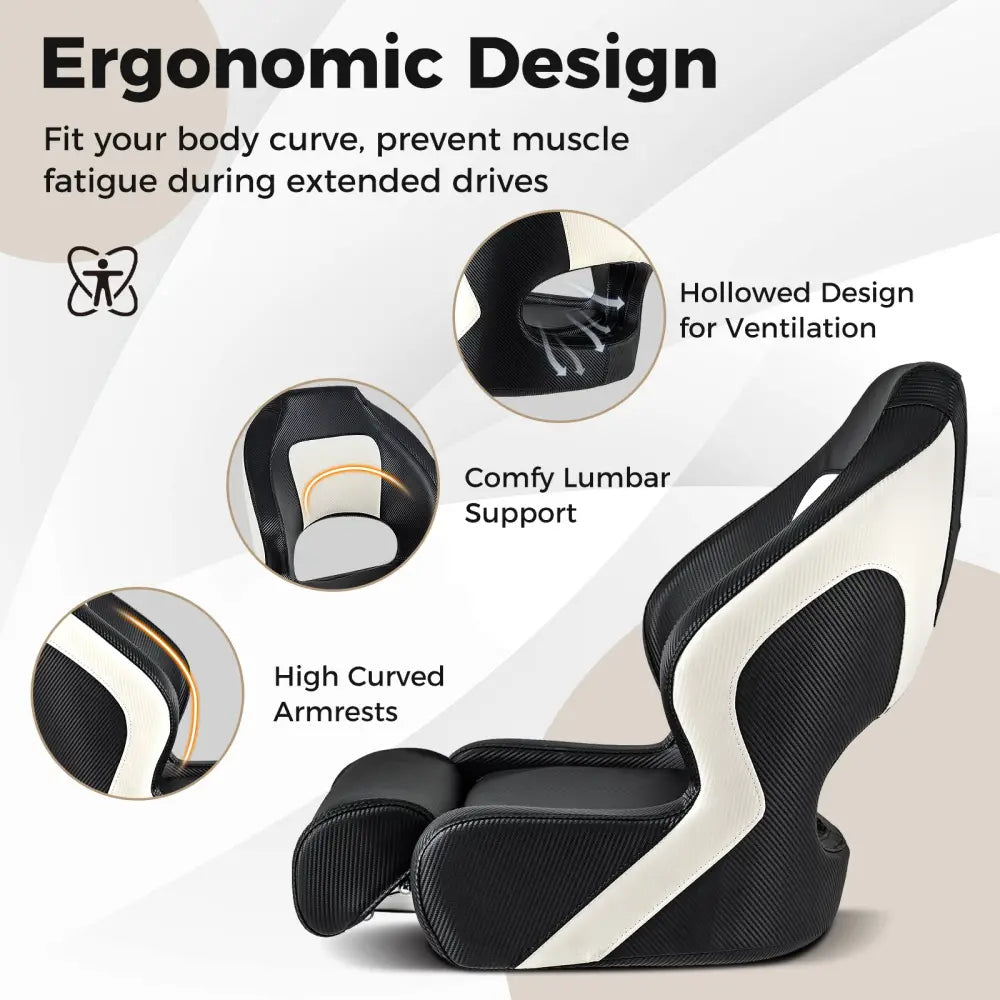 Captain Bucket Seat with Waterproof PVC Leather for Sightseeing Boat-Black - Black - Water Sports