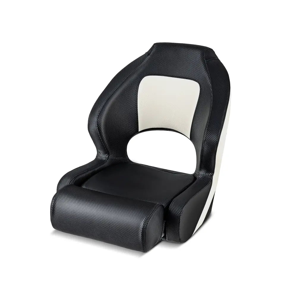 Captain Bucket Seat with Waterproof PVC Leather for Sightseeing Boat-Black - Black - Water Sports