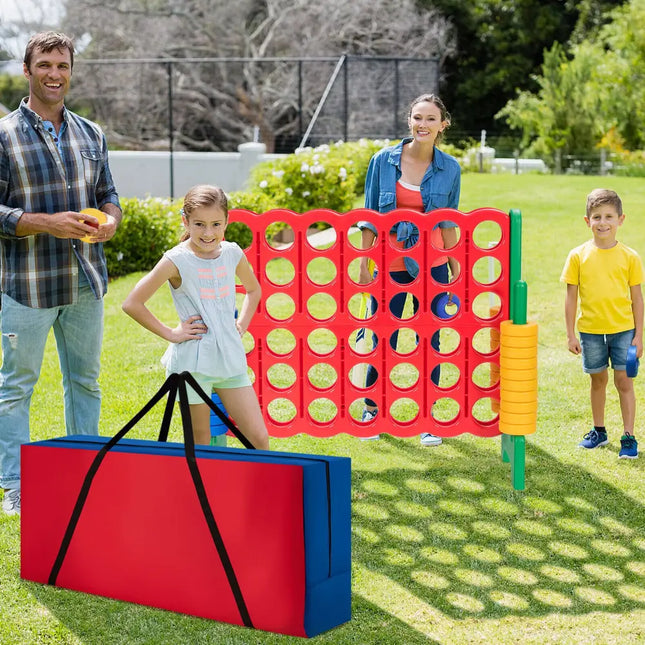 Carrying Bag for 4-to-Score Giant Game Set with Durable Zipper - Red - Lawn Games