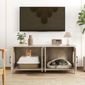 Cat Litter Box Enclosure for 2 Cats Modern Kitty Litter Box Furniture Hidden-Oak - Oak - Cat Houses