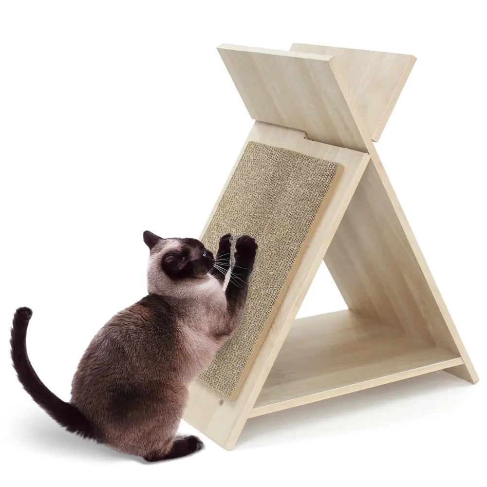 Cat Scratcher for Claw Sharpening and Furniture Protection-Natural - Natural - Cat Trees Condos & Scratchers