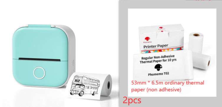 Portable Mini Thermal Label Printer Home Photo Printer\ Printer Bluetooth-compatible Mini Label Printer Price Tag
