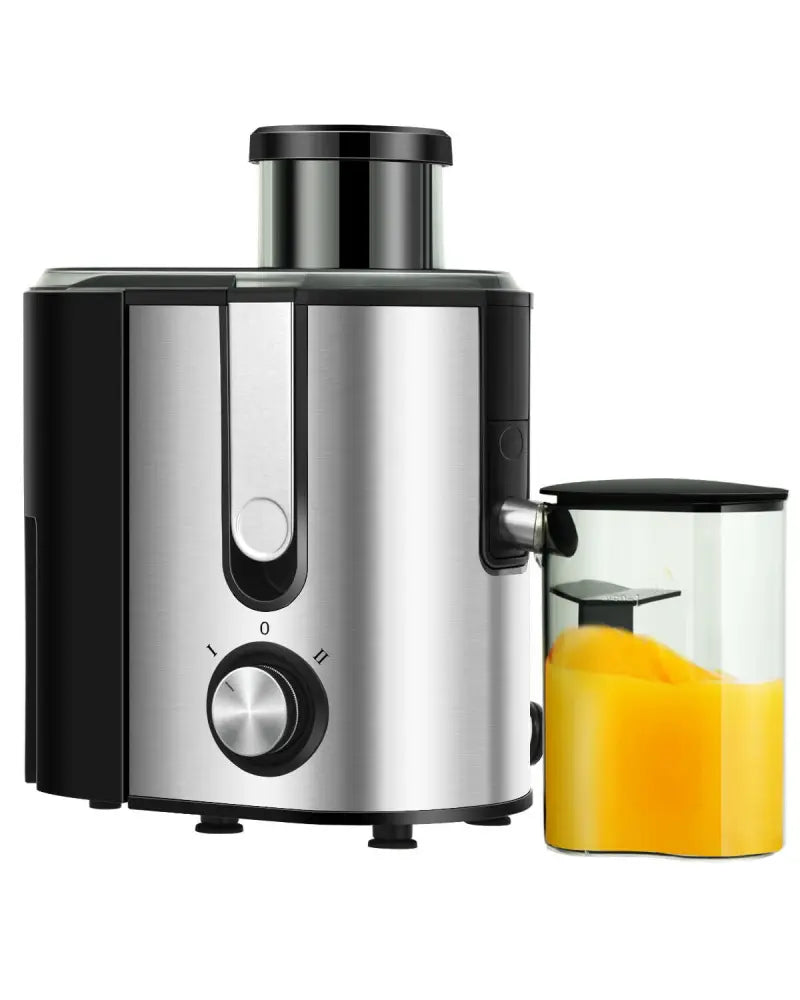 Centrifugal Juicer Machine Juicer Extractor Dual Speed - Silver - Juicers & Coffee Machines
