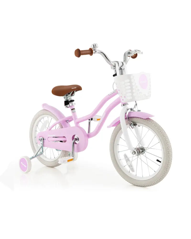 Children Bicycle with Front Handbrake and Rear Coaster Brake-Purple - Purple - Kids Bike