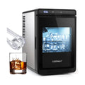 Clear Ice Cube Maker Countertop 1.6 Inches Large Square Ice Cubes-Silver - Silver - Ice Makers