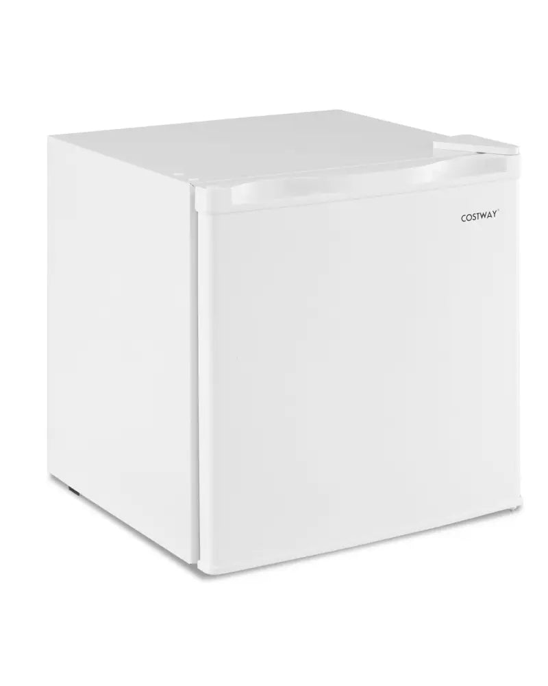 Compact Mini Fridge with 7-Level Adjustable Thermostat-White - White - Refrigerators