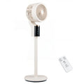 Compact Oscillating Standing Fan with 70° Oscillation and 90° Tilt for Home Office-White - White - Fans
