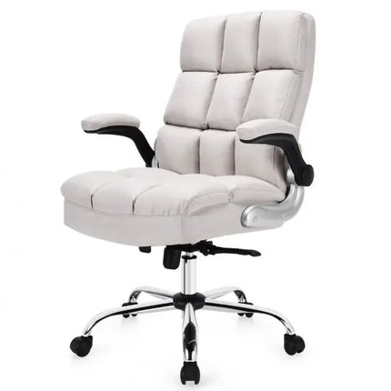 Compact Standing Desk and Executive Chair Set with Memory Heights - Home Office