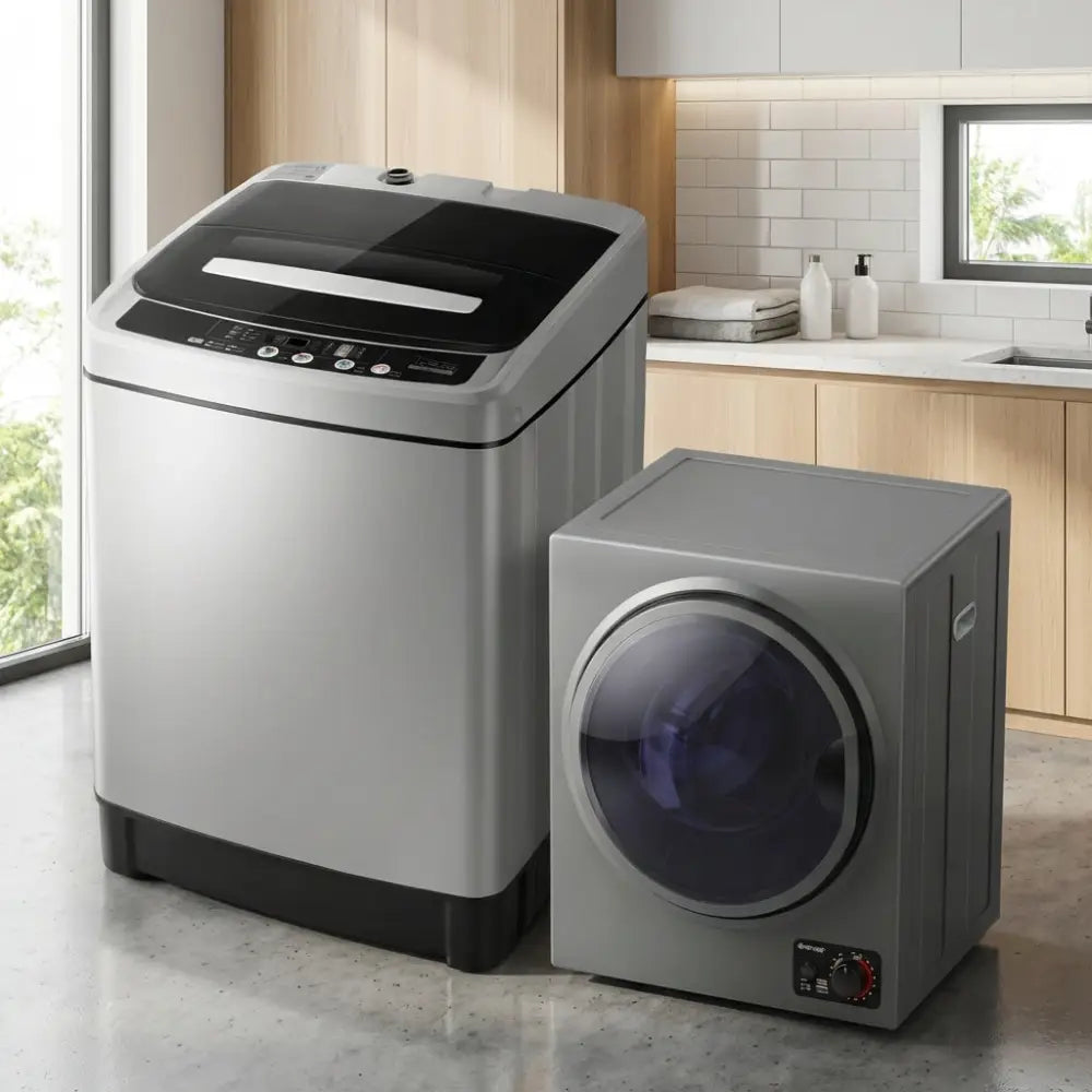Compact Washer and Dryer Combo Automatic Washing Machine and Tumble Dryer - Washers & Dryers