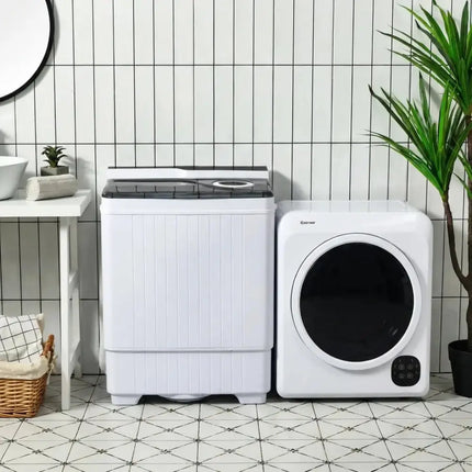 Compact Washer and Dryer Laundry Combo for Fast Household Laundry Costway