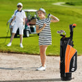 Complete Golf Club Set for Children Age 11-13-Orange - Orange - Golf