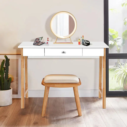 Computer Desk Laptop PC Writing Table - Natural - Writing Desks