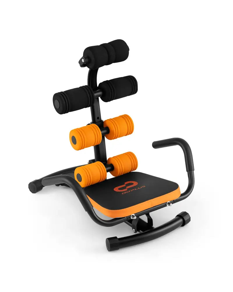 Core Fitness Abdominal Trainer Crunch Exercise Bench Machine - Black - Benches Racks & Bars