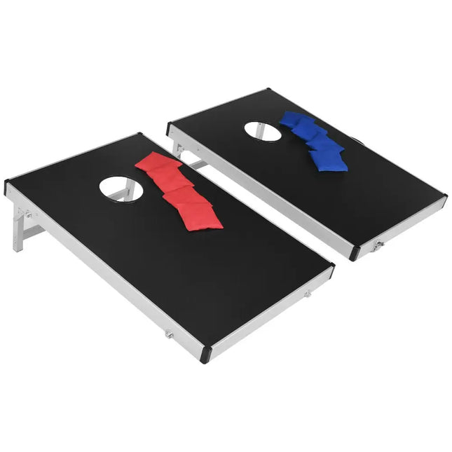 Cornhole Set with Foldable Design and Side Handle - Lawn Games