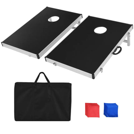 Cornhole Set with Foldable Design and Side Handle - Lawn Games
