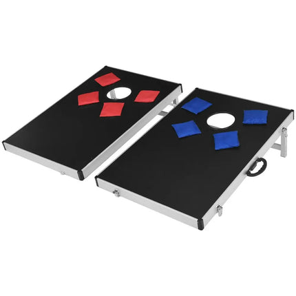 Cornhole Set with Foldable Design and Side Handle - Lawn Games