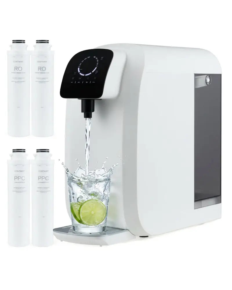 Countertop Reverse Osmosis Water Filtration System with Replacement Filter Bundle - Water Dispensers