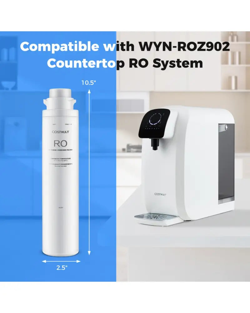 Countertop Reverse Osmosis Water Filtration System with Replacement Filter Bundle - Water Dispensers
