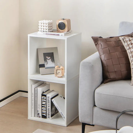 Cube Storage Organizer Set of 2-White - White - Bookcases