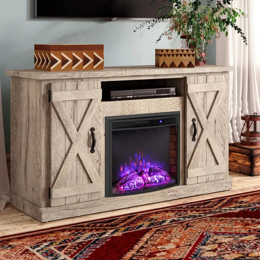 Curved Recessed Electric Fireplace Insert with Remote Control and Overheat Protection-26 Inch - Fireplaces