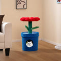 Cute Cat Tree with Flower Padded Perch for Indoor Cats-Red - Red - Cat Trees Condos & Scratchers