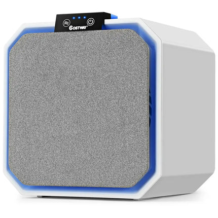 Desktop HEPA Air Purifier Home Air Cleaner with 2-in-1 Composite HEPA Filter Costway
