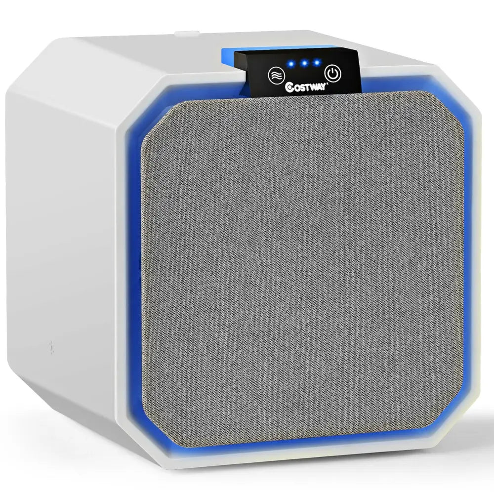 Desktop HEPA Air Purifier Home Air Cleaner with 2-in-1 Composite HEPA Filter - White - Air Purifiers