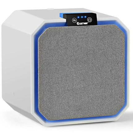 Desktop HEPA Air Purifier Home Air Cleaner with 2-in-1 Composite HEPA Filter Costway