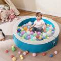 Detachable Foam Ball Pit with 50 Colorful Ocean Balls-Blue - Blue - Baby Playpen & Playards