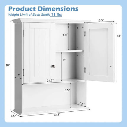 Dining Room Set: Tall Storage Cabinet and Trash Can Cabinet and Wall Mount Storage Organizer - Sideboards Cabinets &