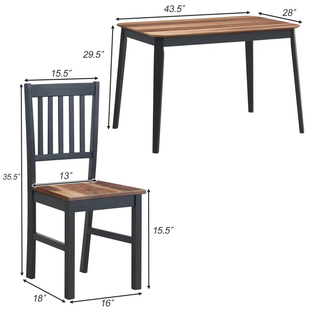 Dining Table and Chair Set Home Kitchen Furniture Tables Chairs Set - Dining Room Sets