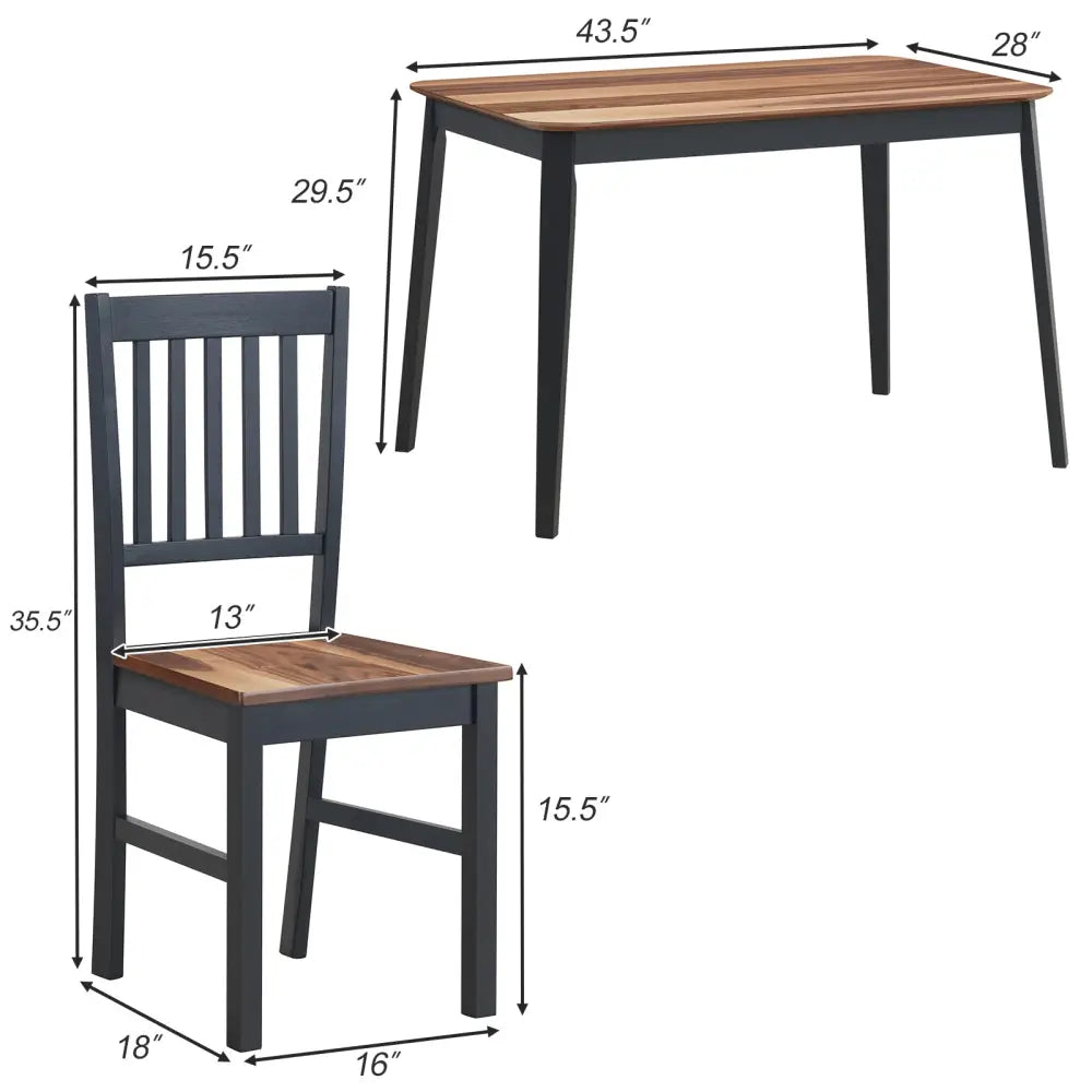 Dining Table and Chair Set Home Kitchen Furniture Tables Chairs Set - Dining Room Sets