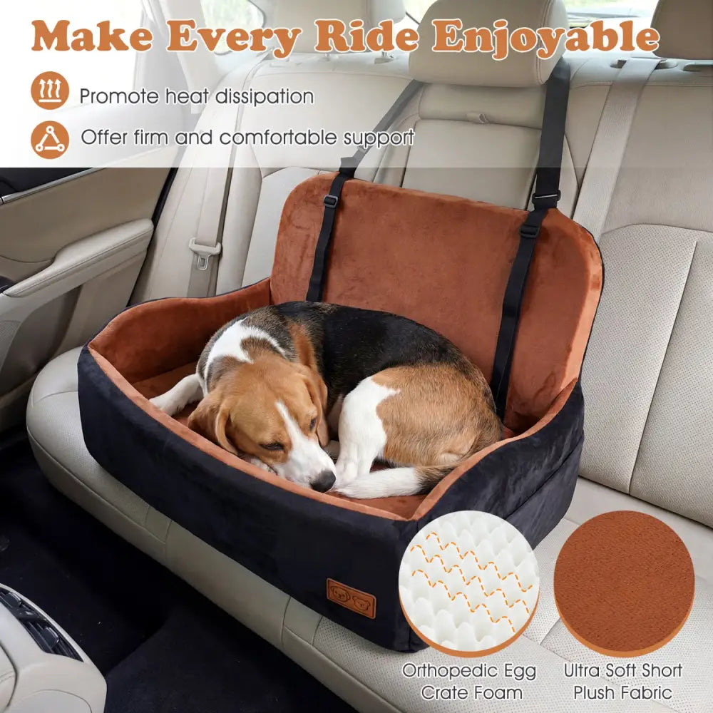Dog Car Seat Foam Dog Booster Seat for Medium and Large Dogs - Dog Supplies