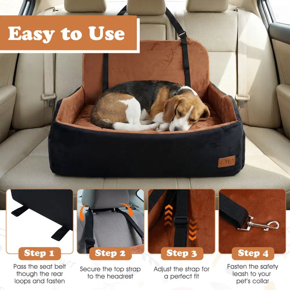 Dog Car Seat Foam Dog Booster Seat for Medium and Large Dogs - Dog Supplies
