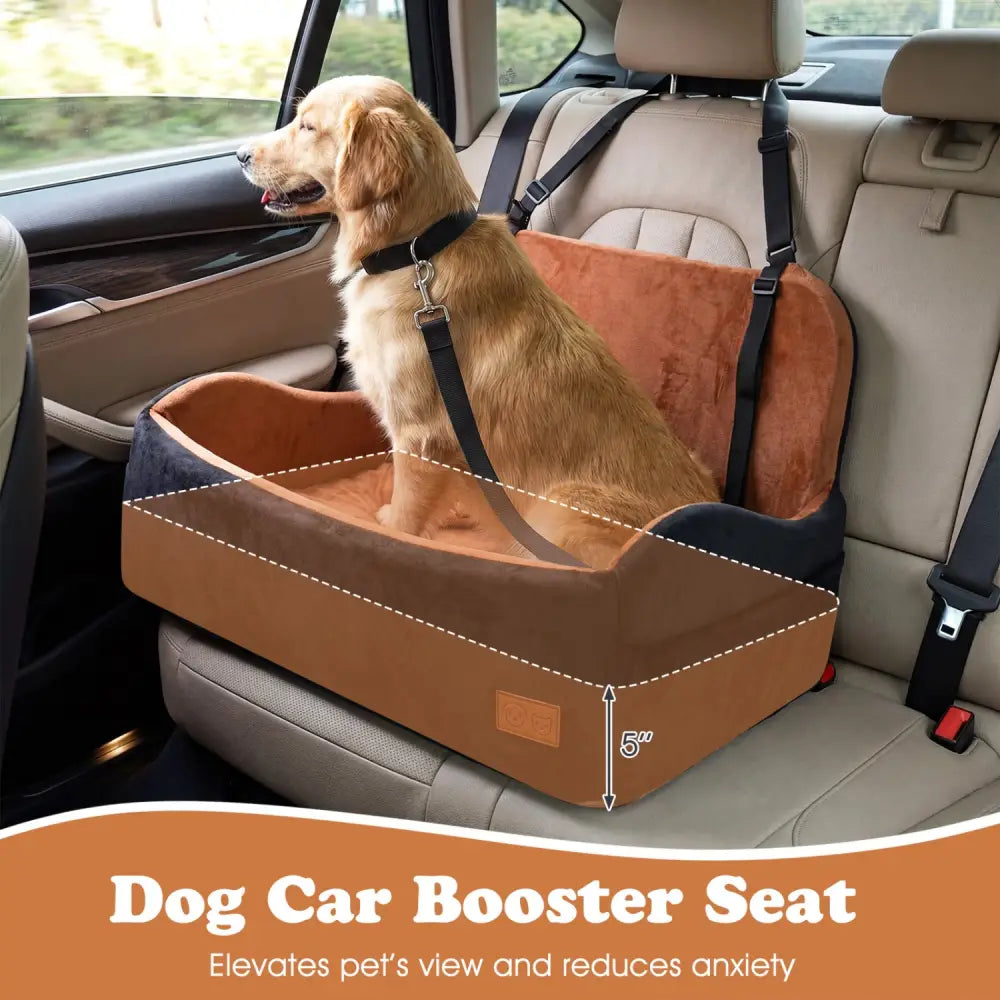 Dog Car Seat Foam Dog Booster Seat for Medium and Large Dogs - Dog Supplies