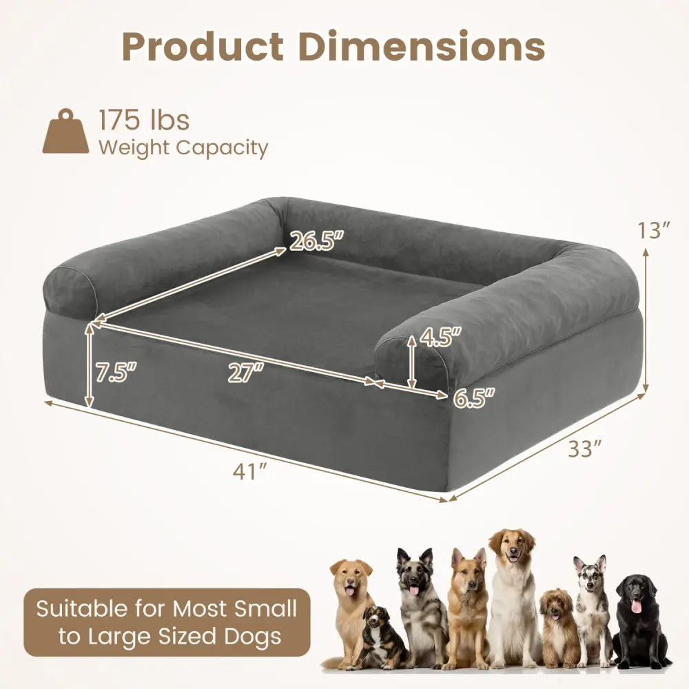 Dog Crate Furniture & Cooling Gel Dog Bed for Small and Medium Dogs - Brown - Dog Kennels