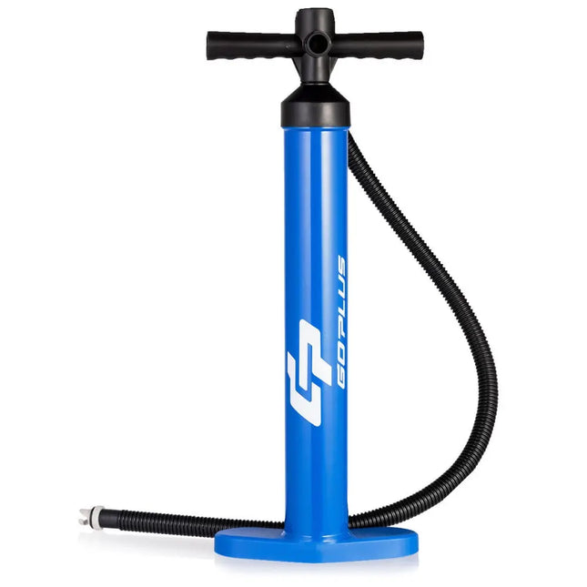 Double Action Manual inflation SUP Hand Pump with Gauge - Blue - Surfing