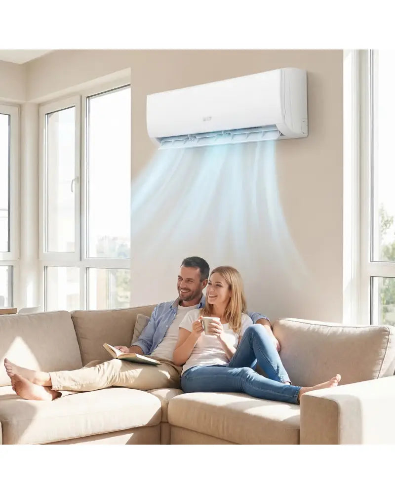 EcoGuard Series 24000 BTU 21 SEER2 208-230V Mini Split Air Conditioner and Heater - White - 24000 BTU Mini Split
