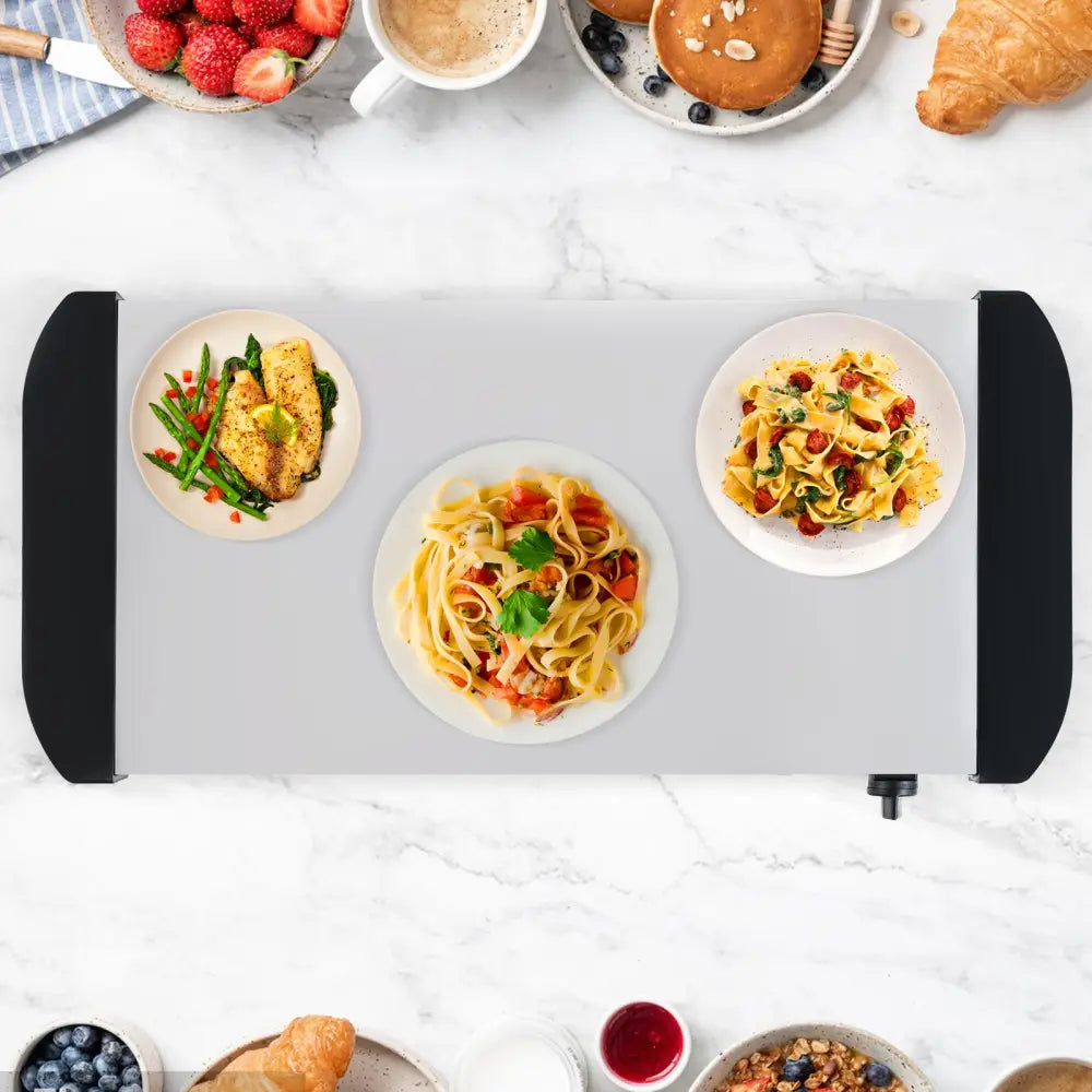 Electric Buffet Server Food Warmer with 3 Removable Trays - Food Warmers & Burners