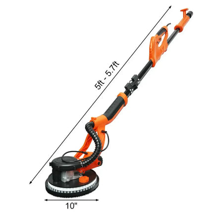 Electric Foldable Drywall Sander 750W Variable Speed Costway