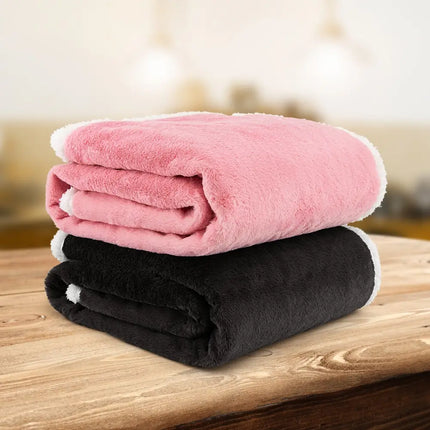 Electric Heated Blanket Throw with 10 Heat Settings-Pink - Pink - Bedding