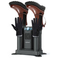 Electric Shoe Boot Dryer 4 Shoes with 180 Mins Timer Ozone Disinfection - Gray - Oasis Home Essentials
